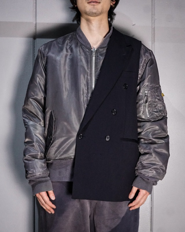 【add(C)vintage】“Original Remake”  MA-1 × Tailored Docking Jacket