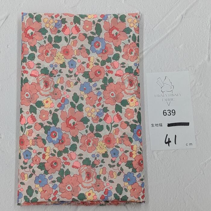 《639》◆輸入 リバティ LIBERTY タナローン カットクロス ハギレ