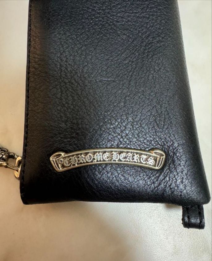 CHROME HEARTS クロムハーツ TINY ZIP クロスパッチ レザー