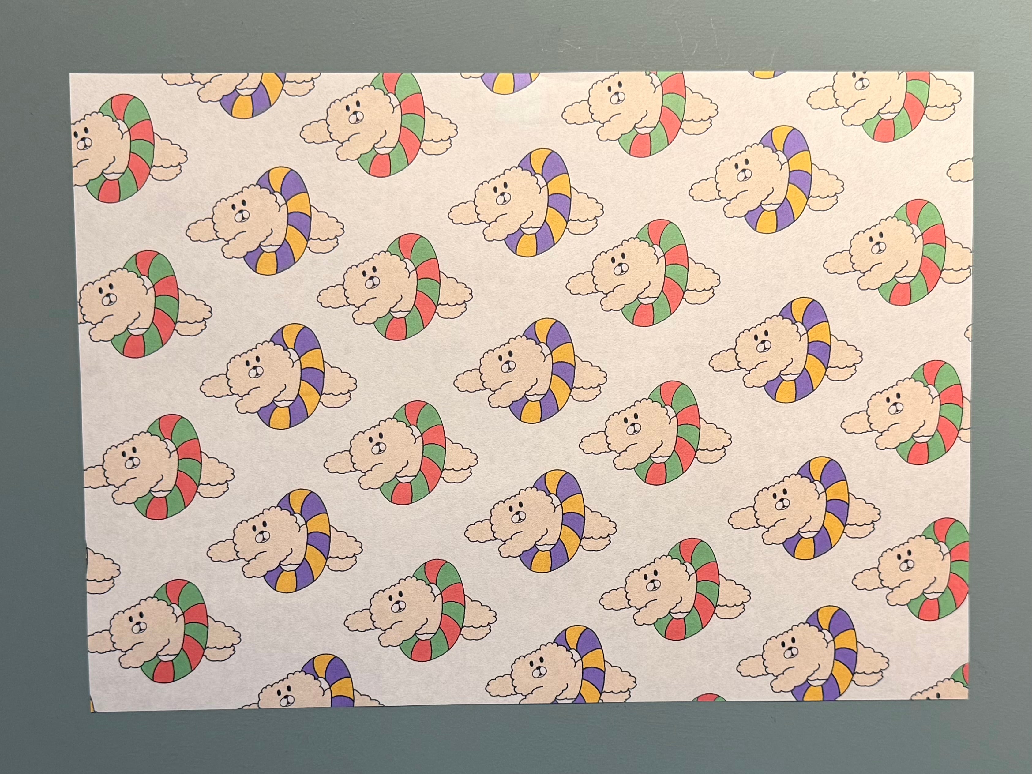 BB BEAR PAPER _ うきわもふくま