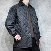 black quilting jacket