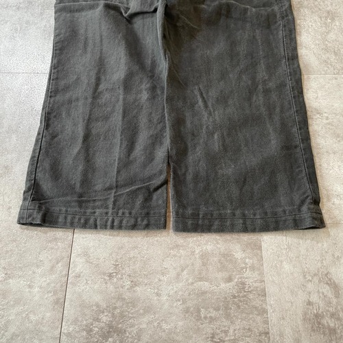 40-50s Almi フレンチワーク モールスキン ブラック パンツ W32 詳細写真12
