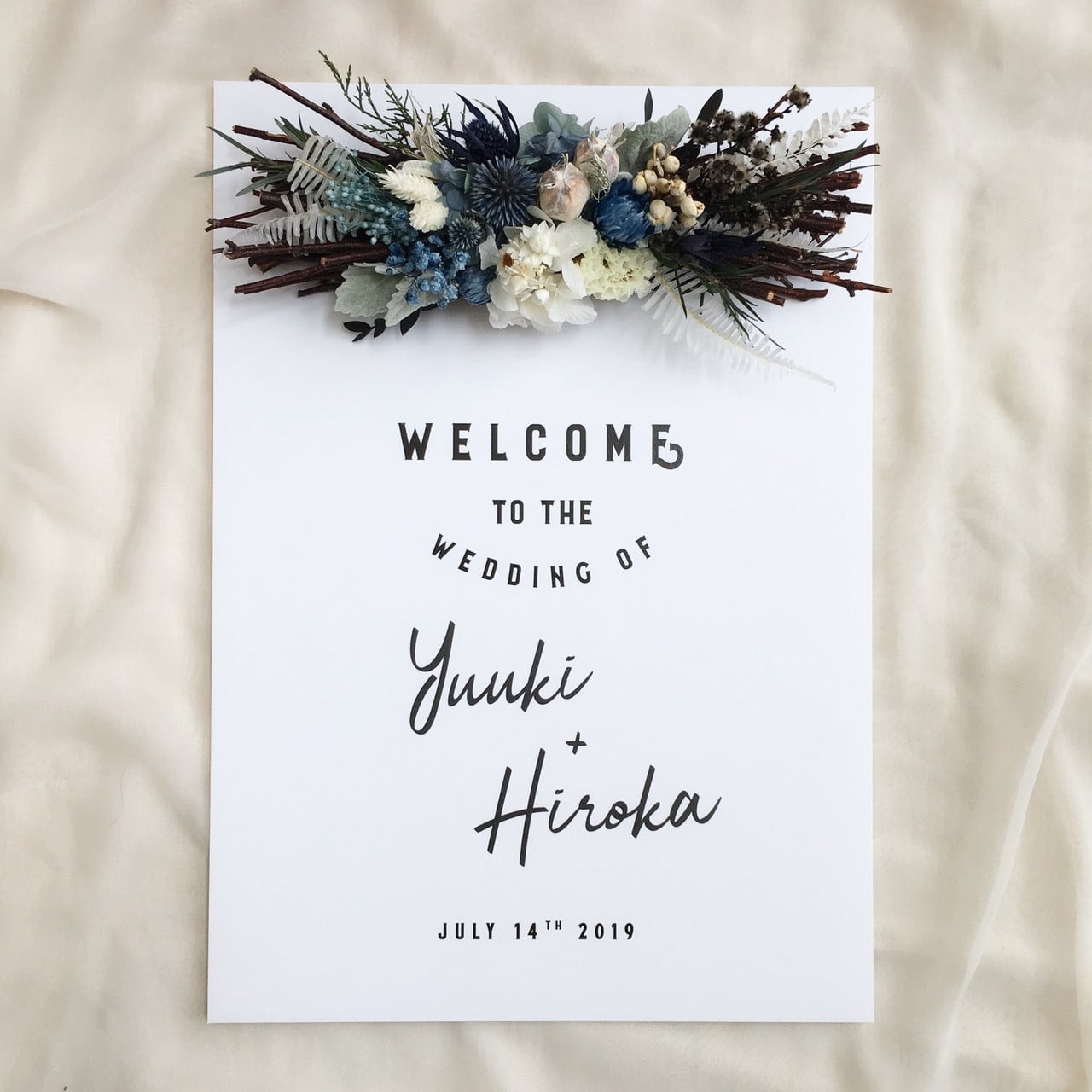 ウェルカムボード 作成 a73e52e63b3702311abf46532e2aea