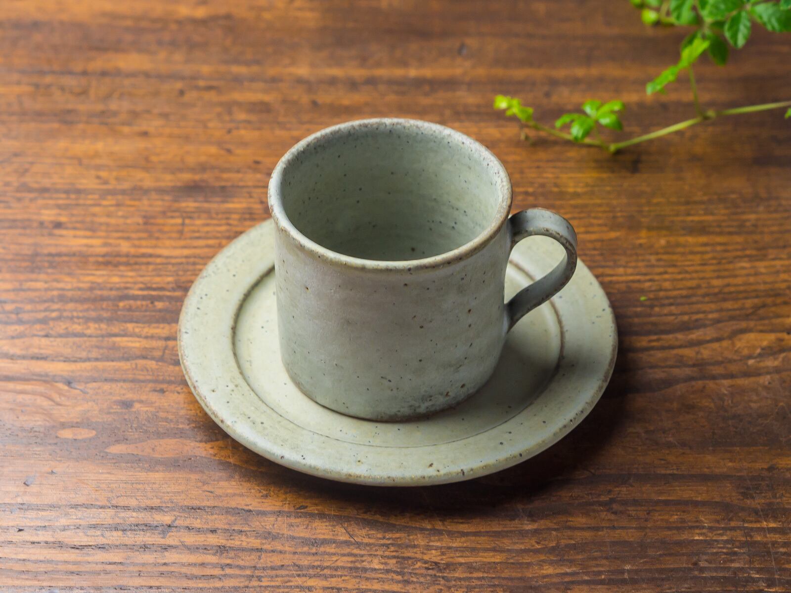 SHIROUMA 洋皿 15cm 緑青（ケーキ皿・ソーサー）／長谷川 哲也
