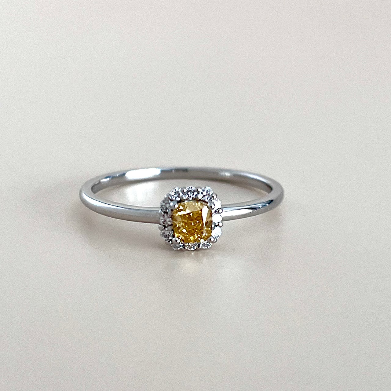 ダイアモンドの指輪/RING/F.P.PINK/0.071 /0.17  ct.