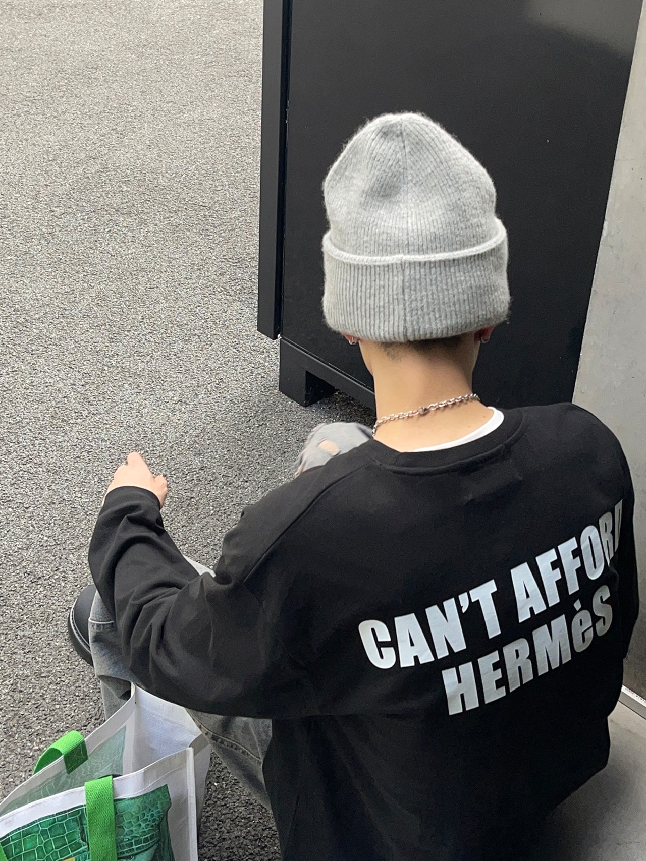 PLTH Statement Back Print Oversize Long Tee（ステートメント バックプリント オーバーサイズ ロンT）