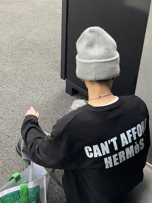 PLTH Statement Back Print Oversize Long Tee（ステートメント バックプリント オーバーサイズ ロンT）