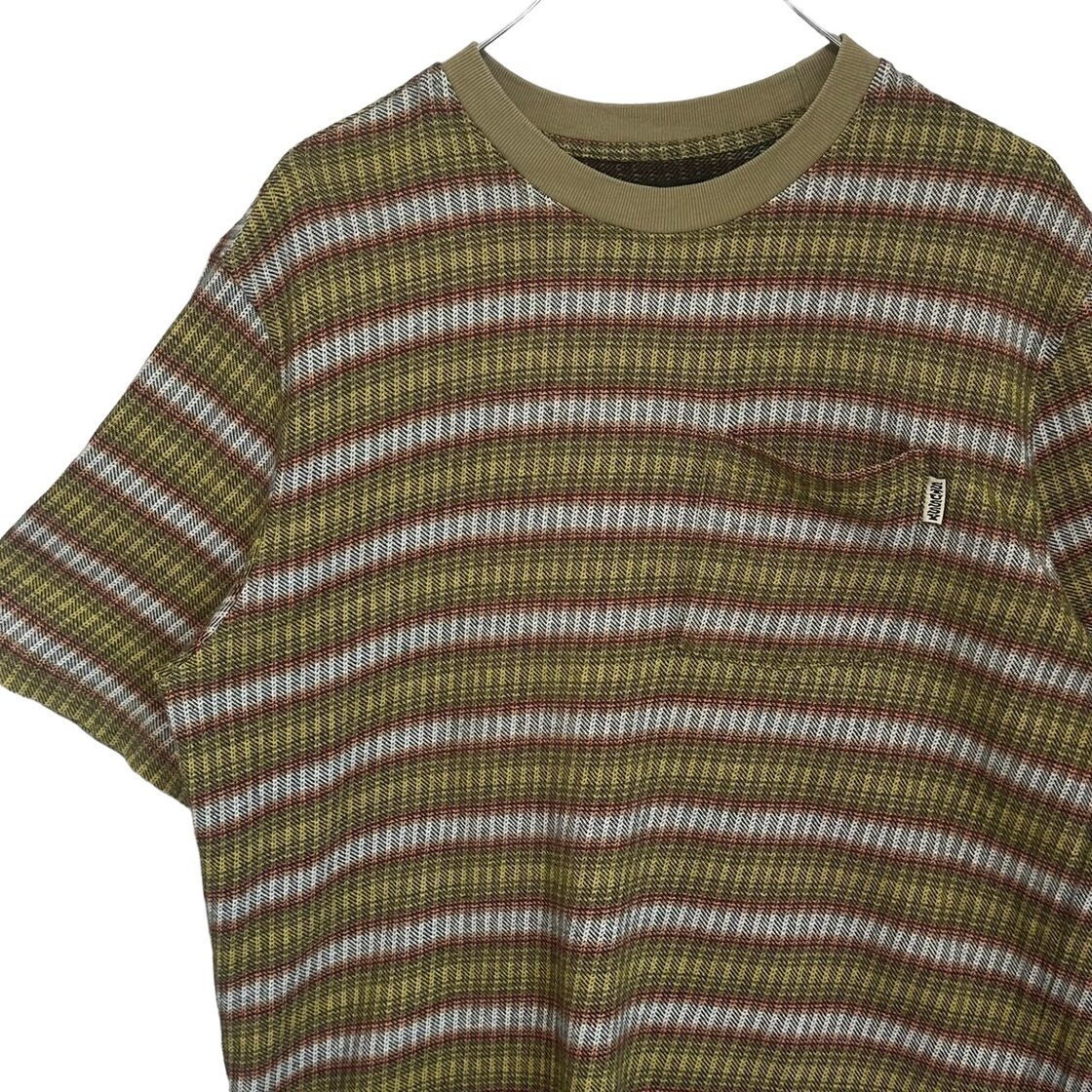 stussy ステューシー Tシャツ 刺繍ロゴ ワンポイントロゴ ボーダー 