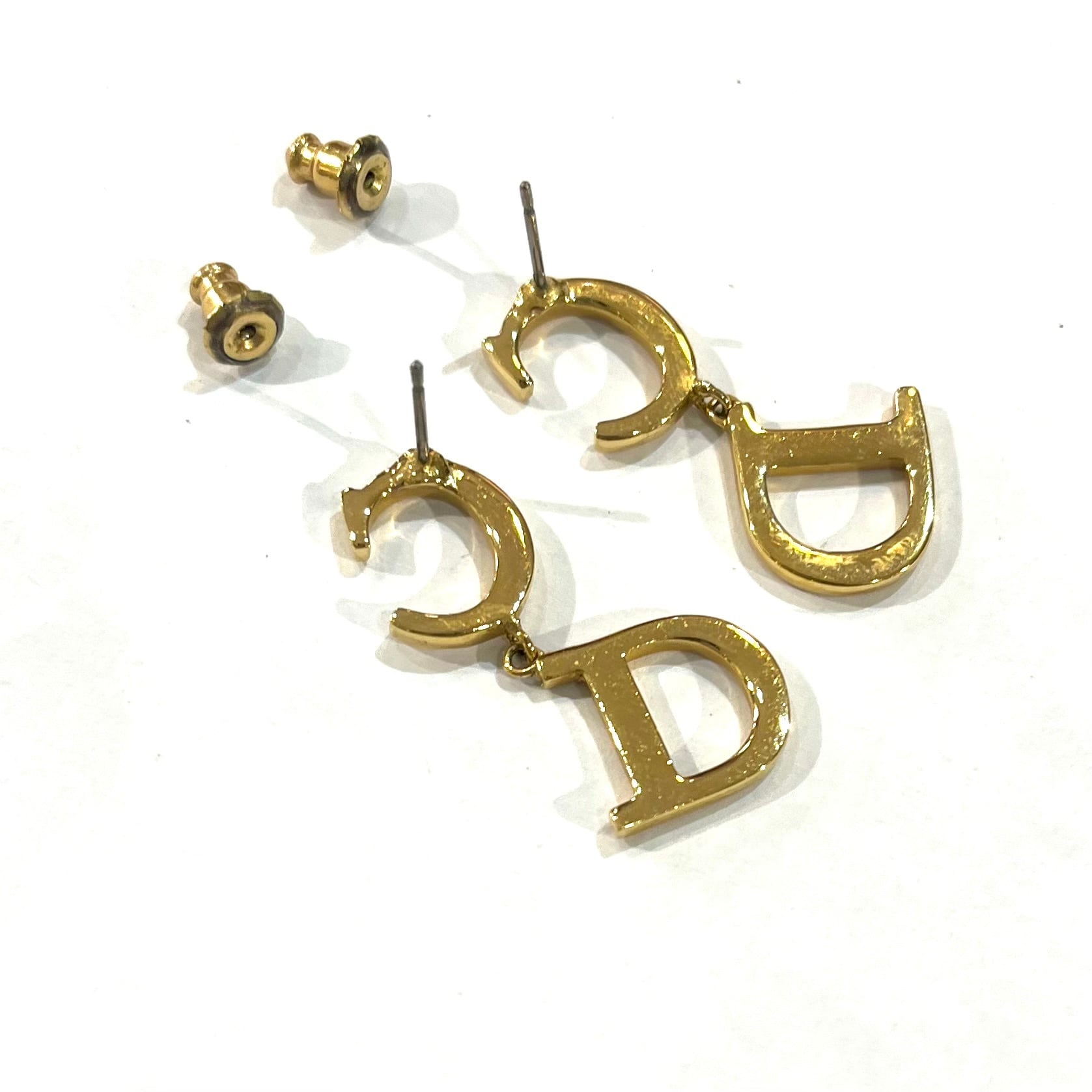 Christian Dior 】2320 VINTAGE DIOR ロゴピアス クリスチャン