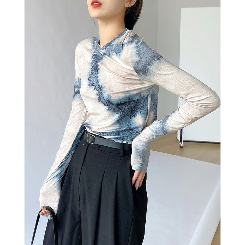 tie dye light cutsew 100689