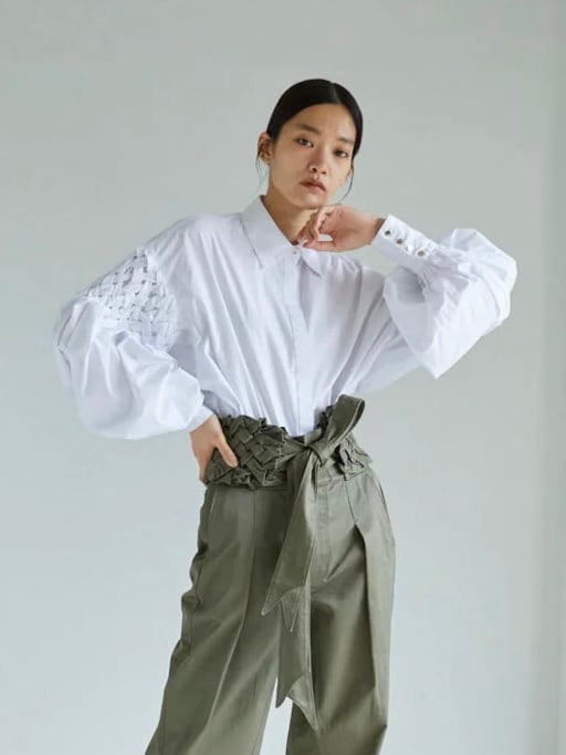 最終値下げ＊Create Clair クリエイトクレイル ＊スモッキングブラウス 最終値下げ＊Create Clair クリエイトクレイル ＊スモッキングブラウス