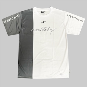 【PR LINE】Two-tone Color Shirt(MHS-2305) WHITE × CHARCOAL