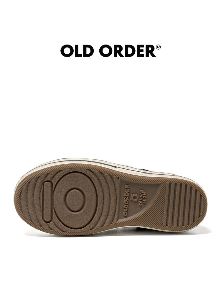 OLD ORDER CANVAS キャンバス スニーカー ロゴ 厚底 男女兼用