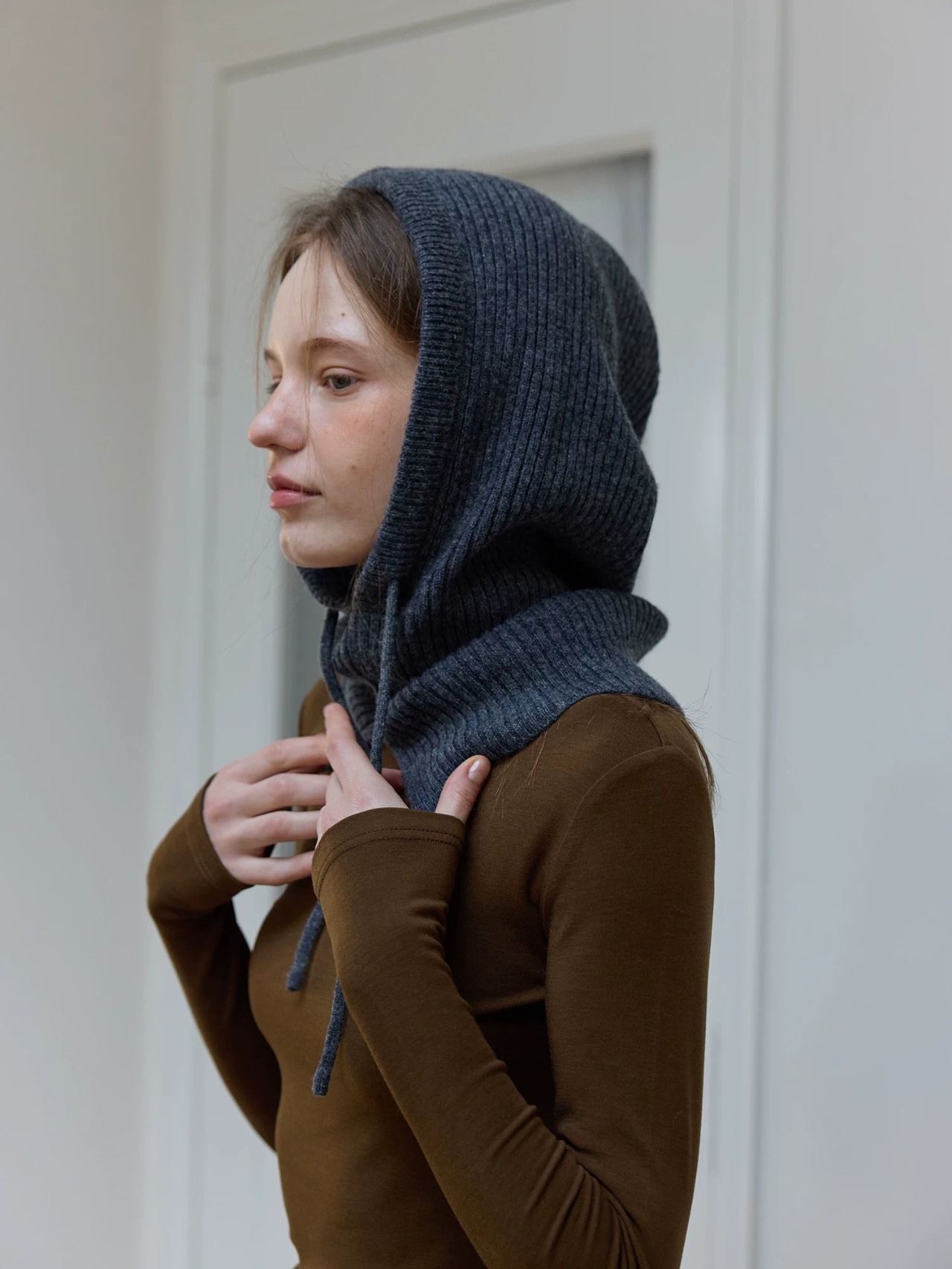 Côtelé Knit Balaclava F0822
