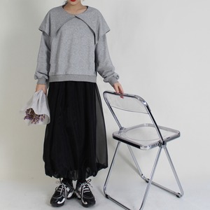 ビッグラペル　 スウェットプルオーバー2col N 10153