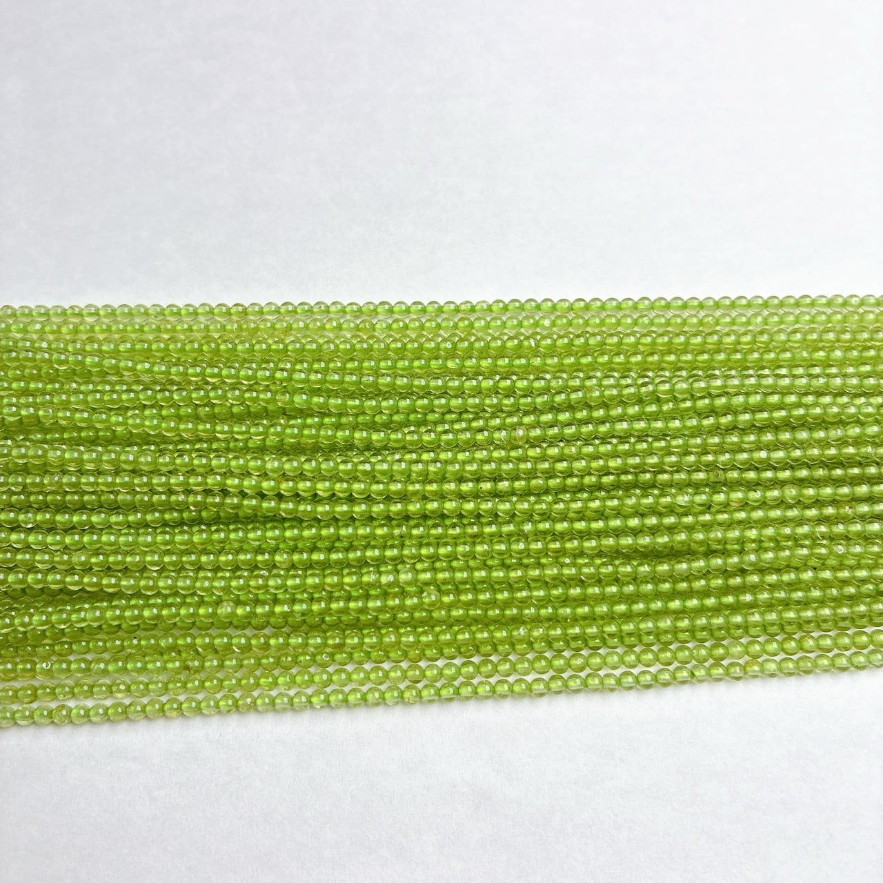 ペリドット ラウンド/スムース 緑 2.2㎜ | K0020