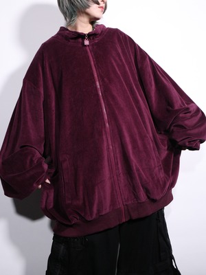 "KING SIZE" XXXL super over silhouette velours jacket