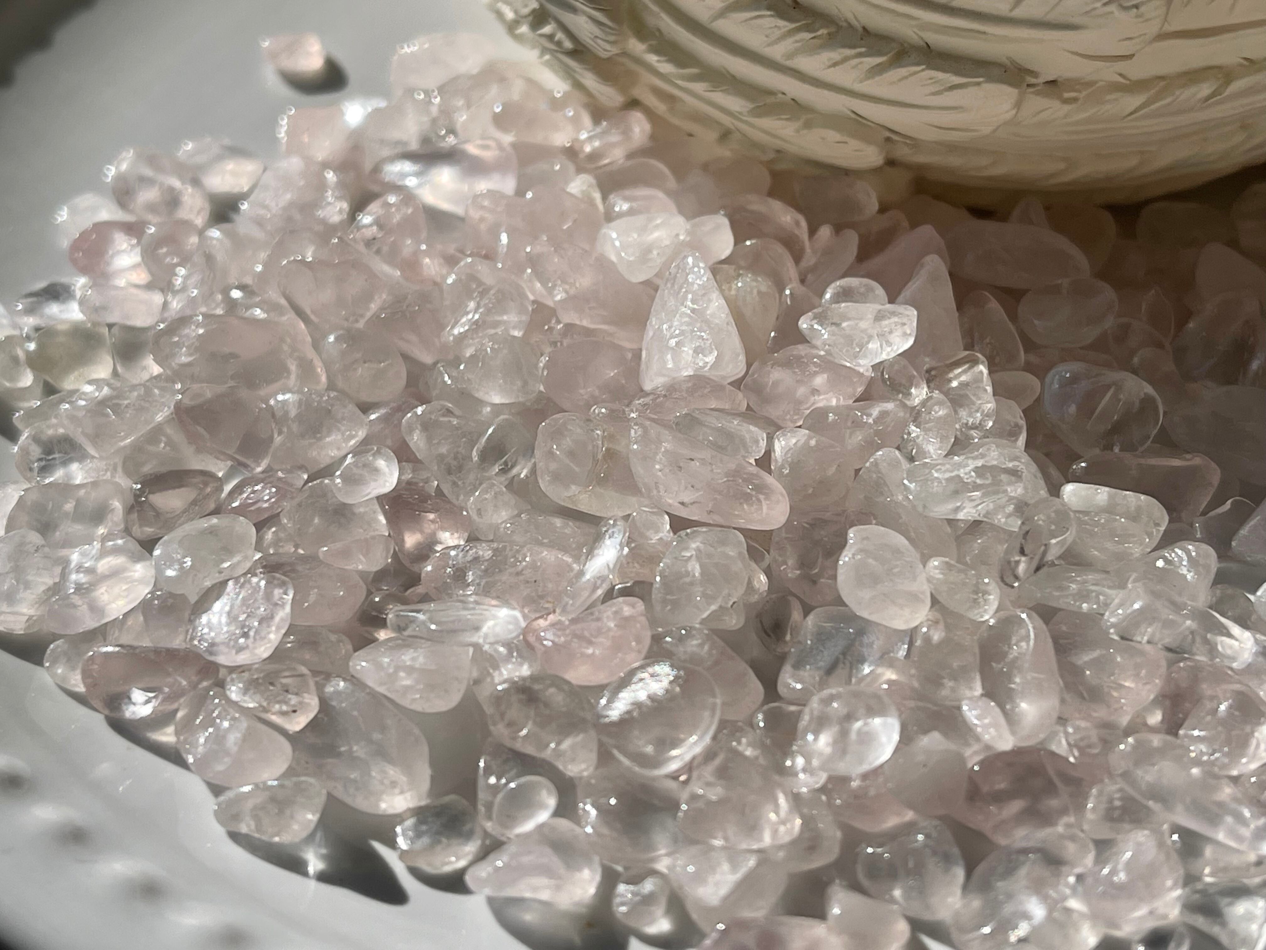 Rose quartz chips / ローズクォーツ細石　100g