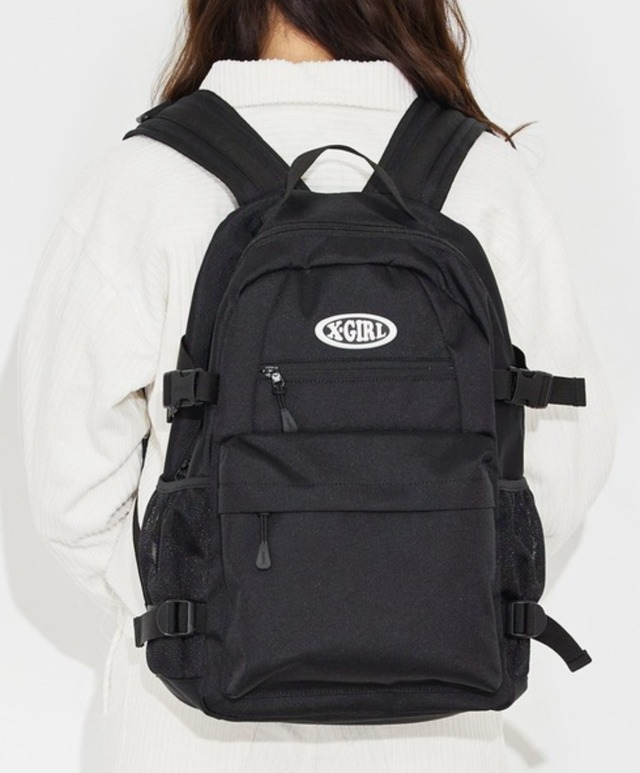 X-girl】OVAL LOGO BACKPACK バックパック【xgirl】【xg】【エックス