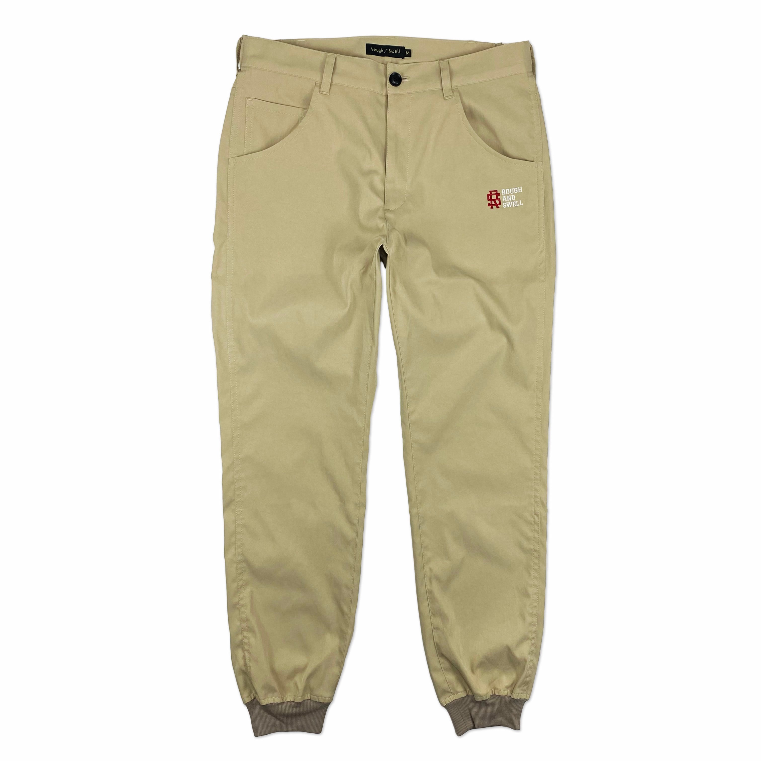 ラフアンドスウェル サスケ パンツ ベージュ ROUGH AND SWELL rough & swell】《MEN'S》SASUKE RELAX (BEIGE) | Sandy GOLF 美品 ラフ&