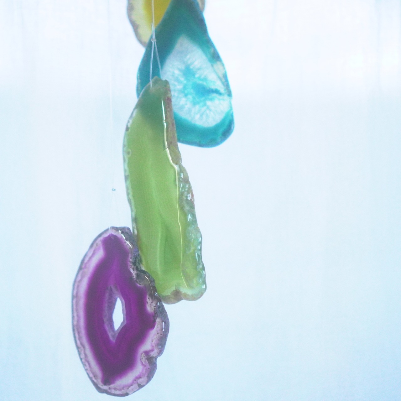 Rainbow Beach 10 - アゲートヒーリングチャイム / Agate Sun Catcher Wind Chime 994