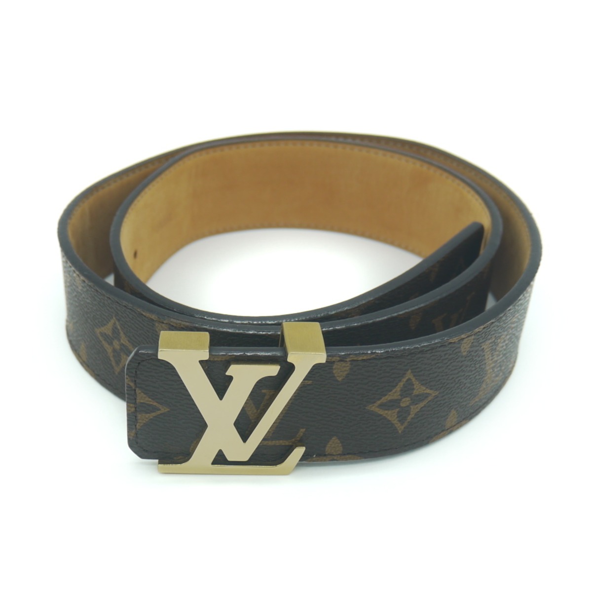 LOUIS VUITTON ルイ・ヴィトン サンチュール LV イニシャル ベルト  