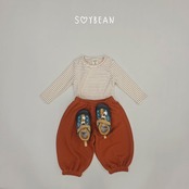 韓国子供服 / 26Autumn / soybean / jam ボーダー セットアップ / キッズ服 / 秋服 *XS~XL*