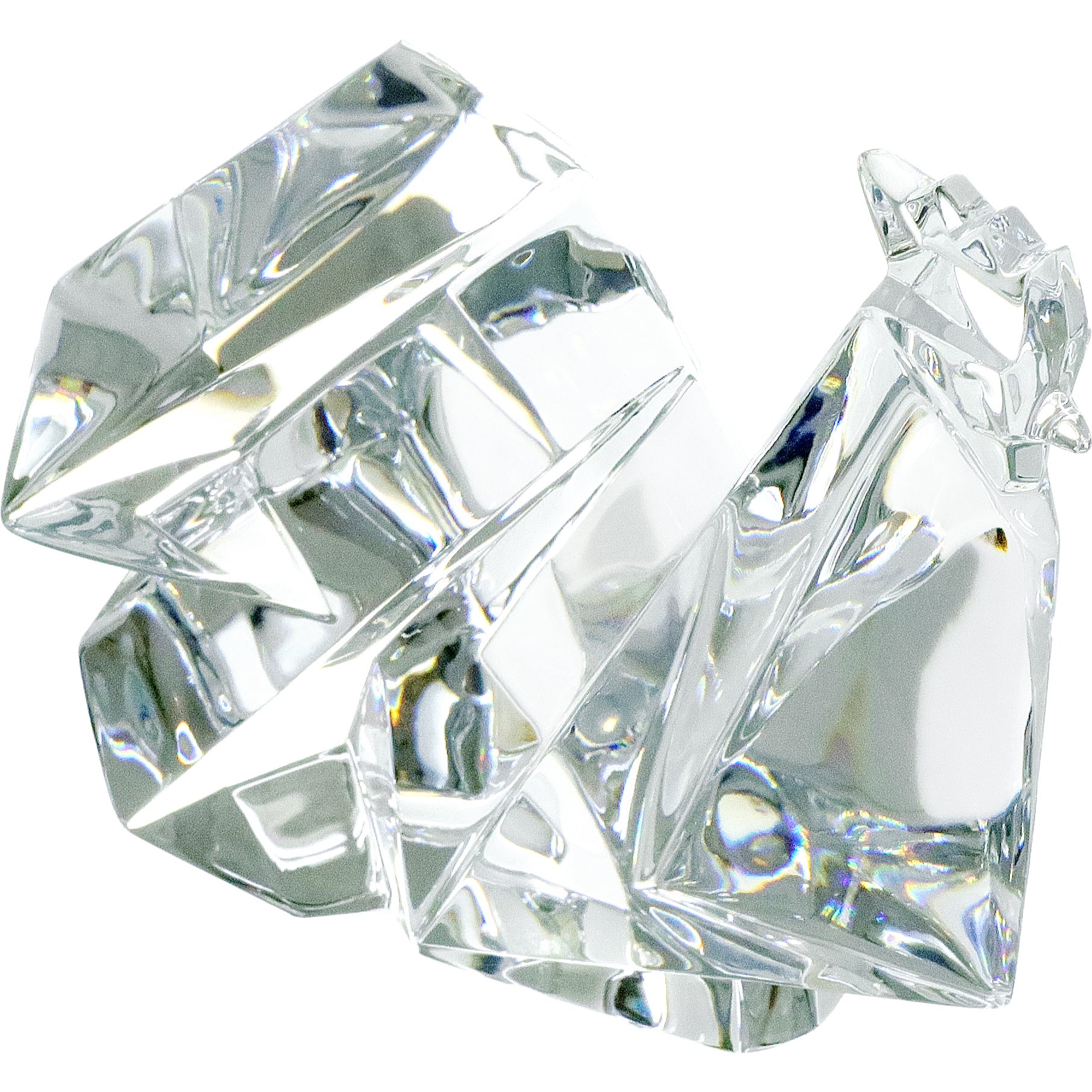 New BACCARAT バカラ 折り紙 オンドリ 1762749 クリスタルガラス