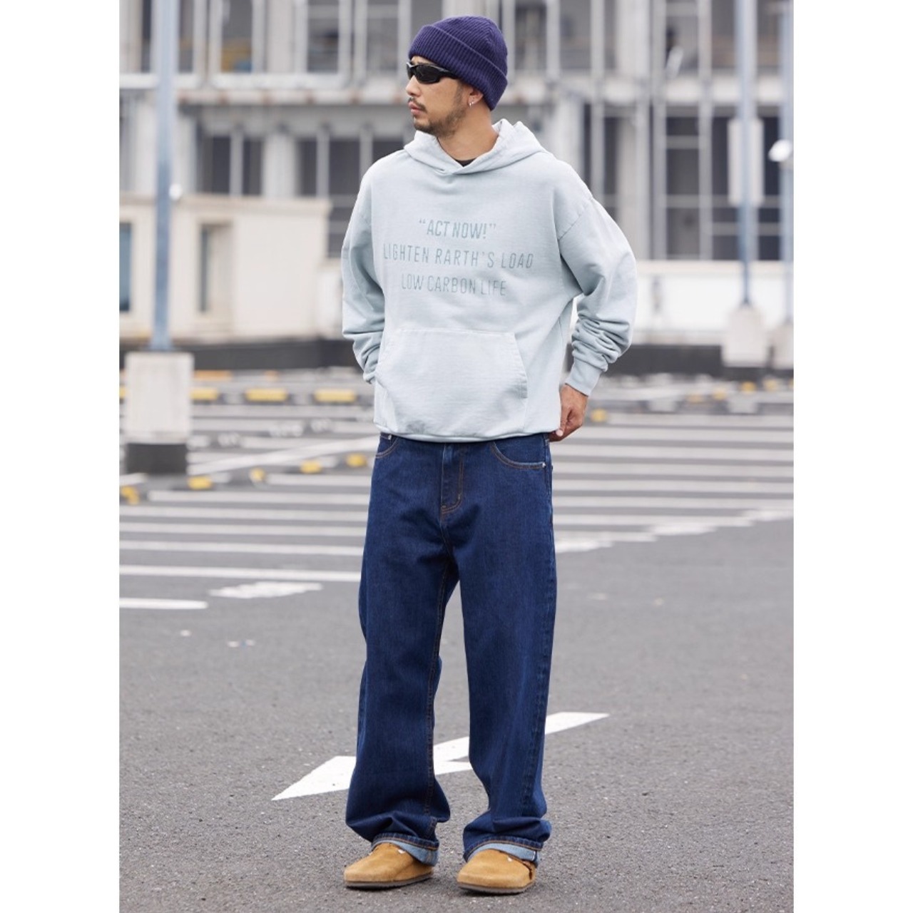 Printed message hoodie 1125 - 14