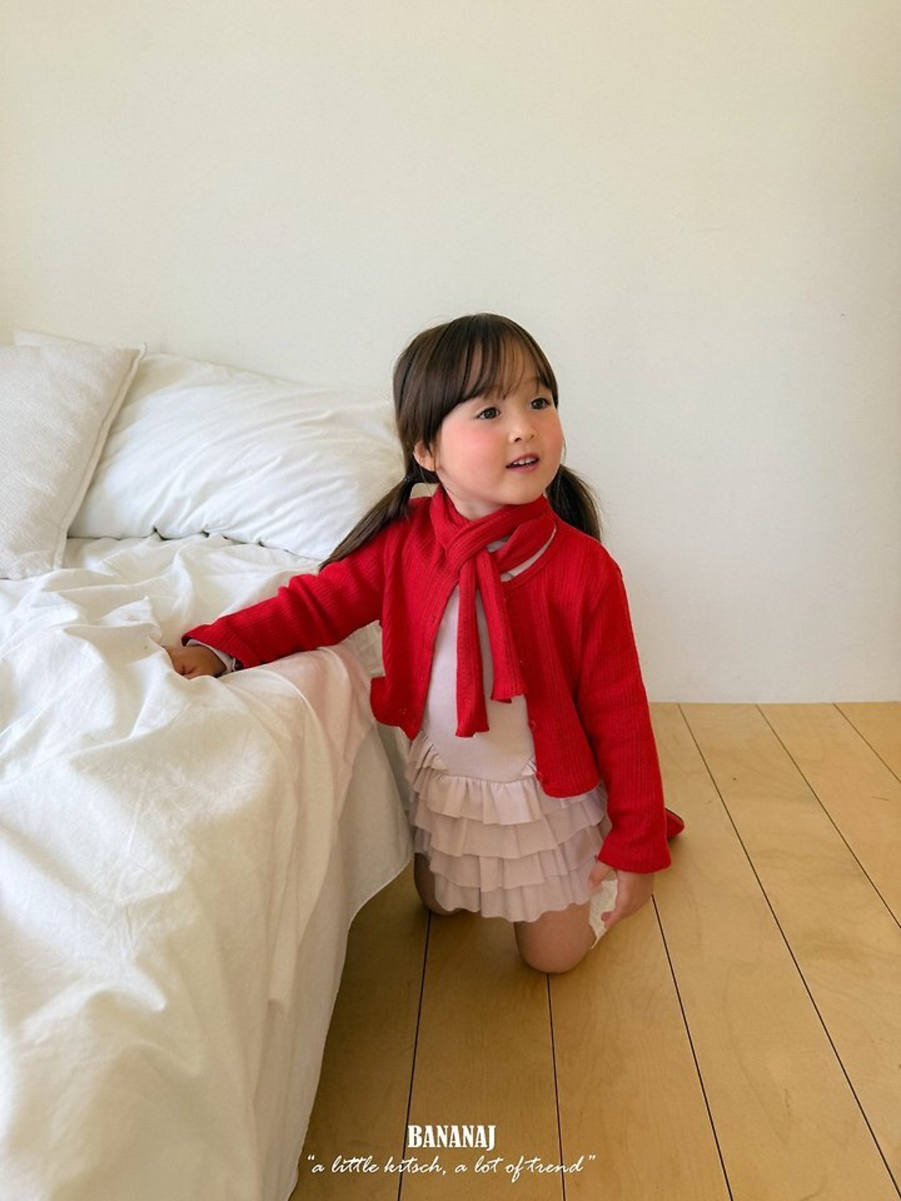 韓国子供服 / BANANA J / 26Autumn / ハニカーディガン / 秋服 / キッズ *XS~JS*