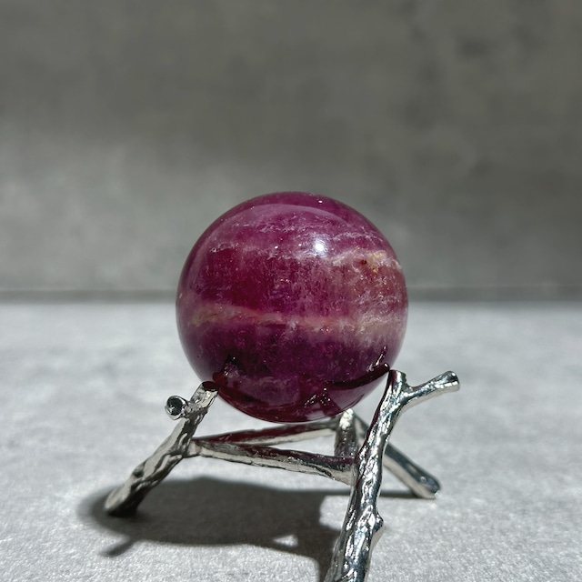 パープルフローライト スフィア（丸玉）12◇Purple Fluorite Sphere◇ 天然石・鉱物・パワーストーン