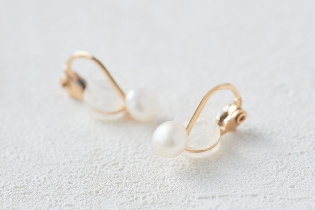 【5月入荷分】「神保真珠商店」ひと粒パールのイヤリング