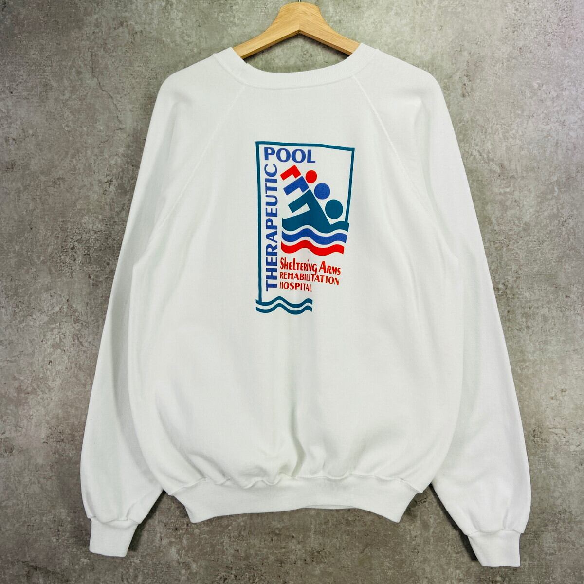 80年代 SHELTERING ARMS 企業ロゴプリント メンズL相当 古着 80s