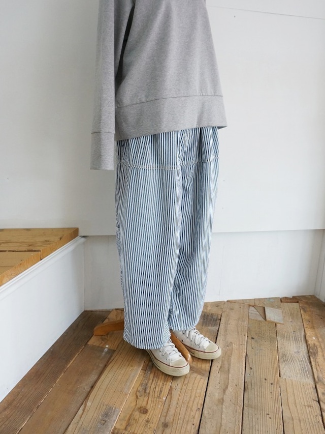 tumugu:　9ozデニムパンツ - ヒッコリーストライプ