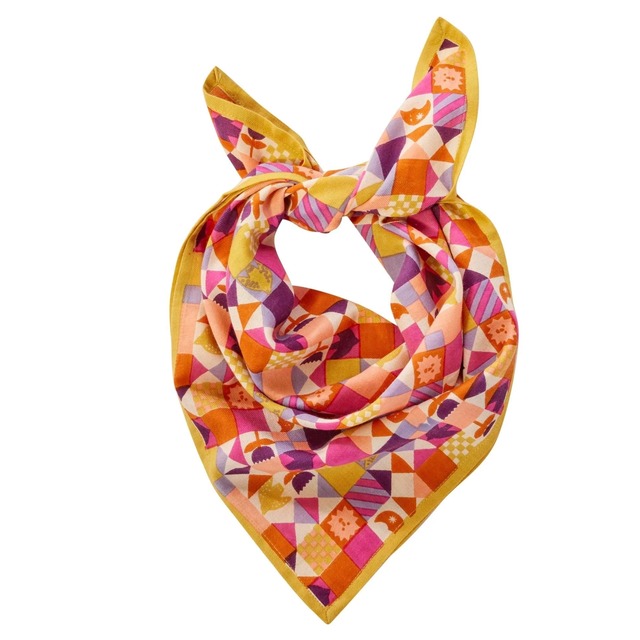 【Bonheur du Jour】Indian Scarf Kid Patchy Miel