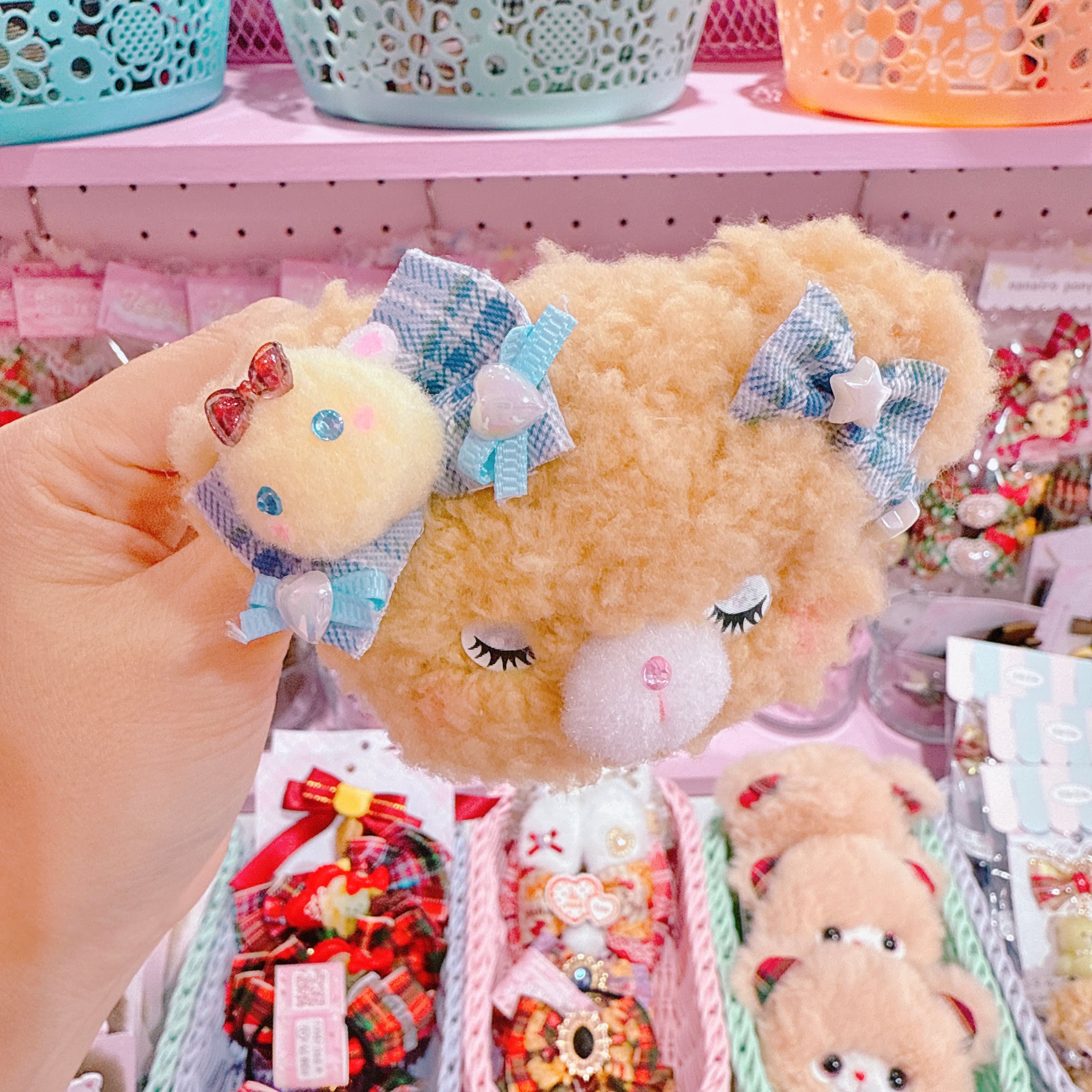 【M4】58-2ウィンクするよ♪くま2wayピン