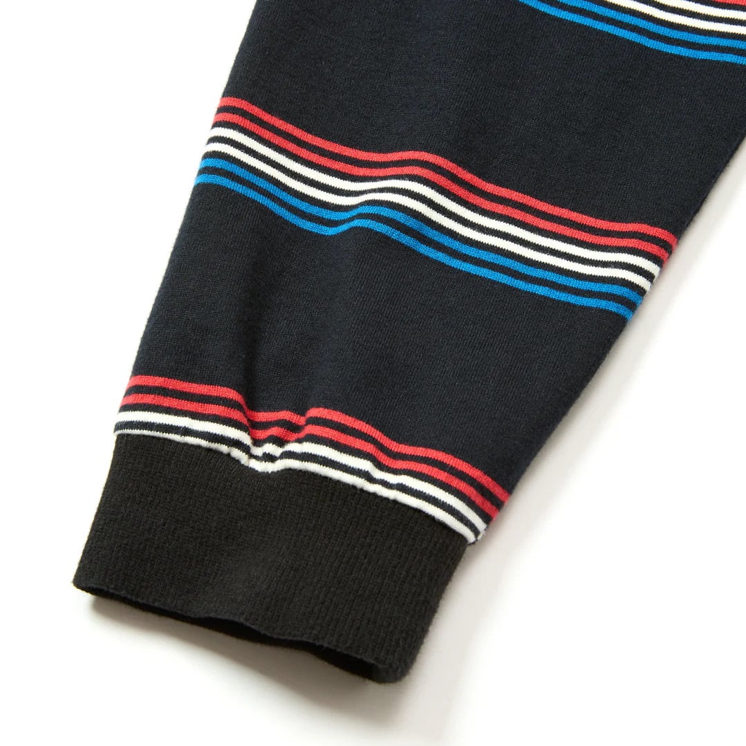 CALEE】HARLEY BORDER L/S CS | G.O.N.G