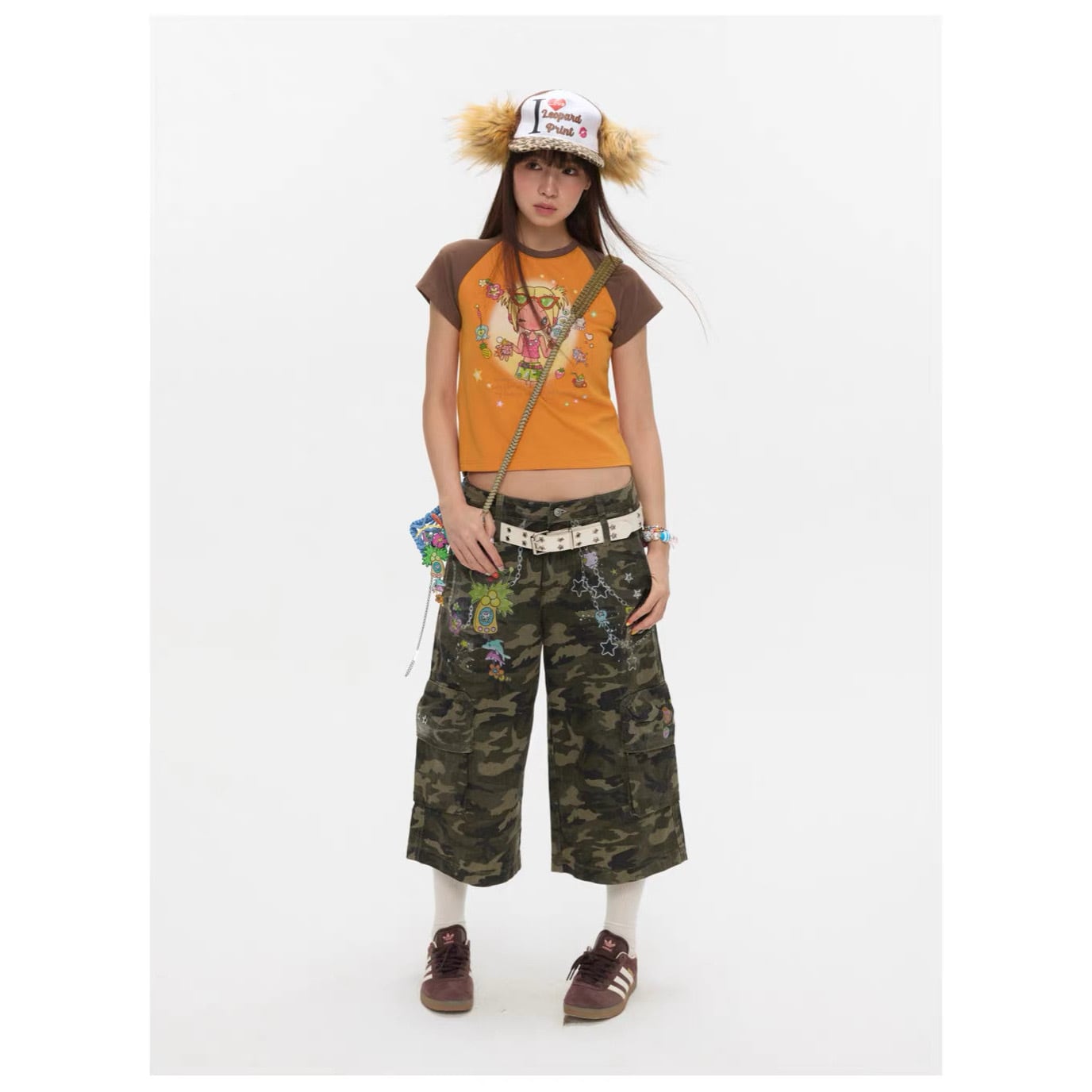 パンツ [BETWEENAND]Retro Print Camouflage Pants BETWEENAND] Retro Print Camouflage Pants | Pay ID