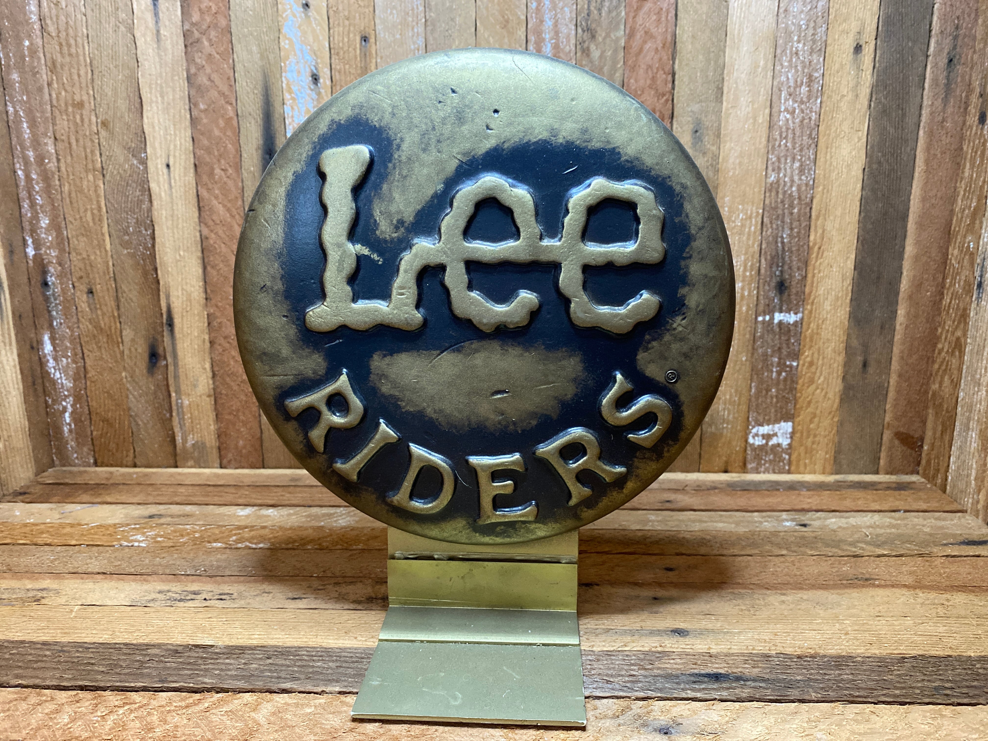 Lee Riders 1960s Store Display Button Countertop sign | CEREAL