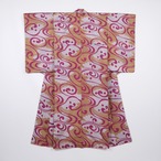 正絹　流水紋　銘仙着物 | Vintage meisen kimono with a stream like motif