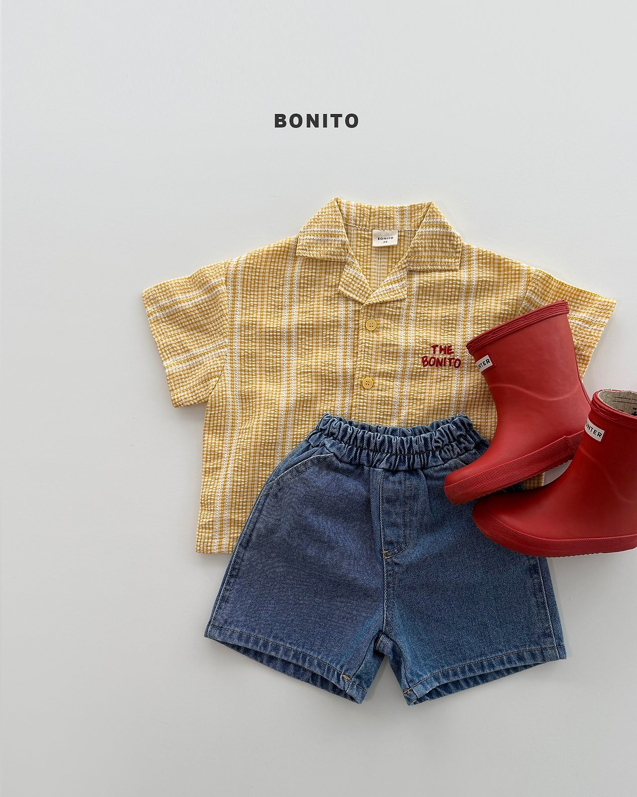 [BONITO] Together Lily Shirt (JS/JM) / [보니토] 투게더릴리셔츠 (JS/JM)