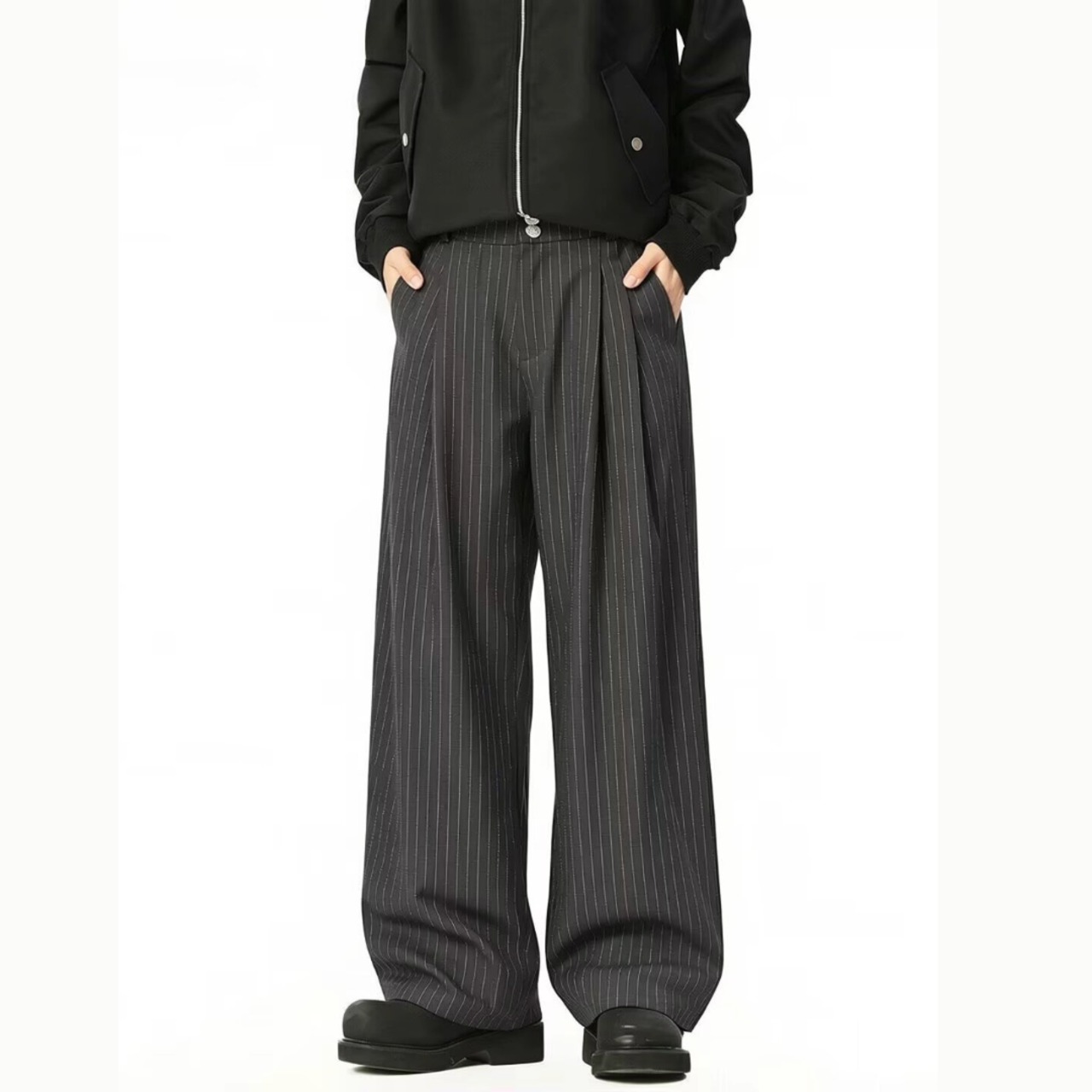Pinstripe Wide Pants　TB2617・画像2