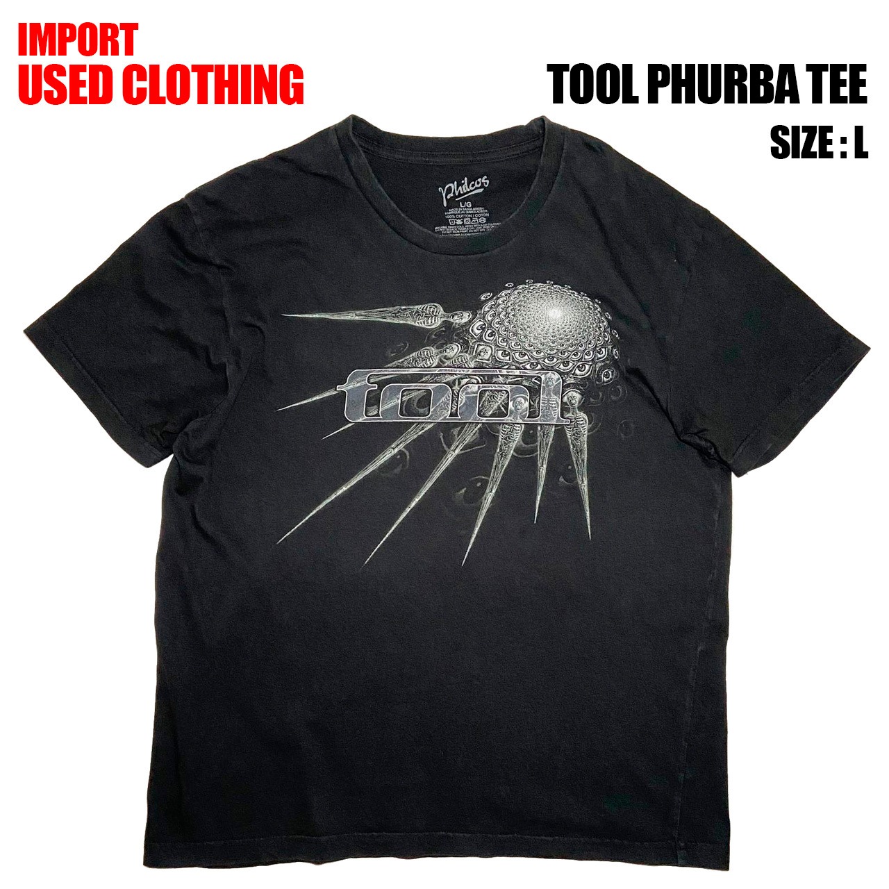 【IMPORT古着】TOOL PHURBA TEE (size L)