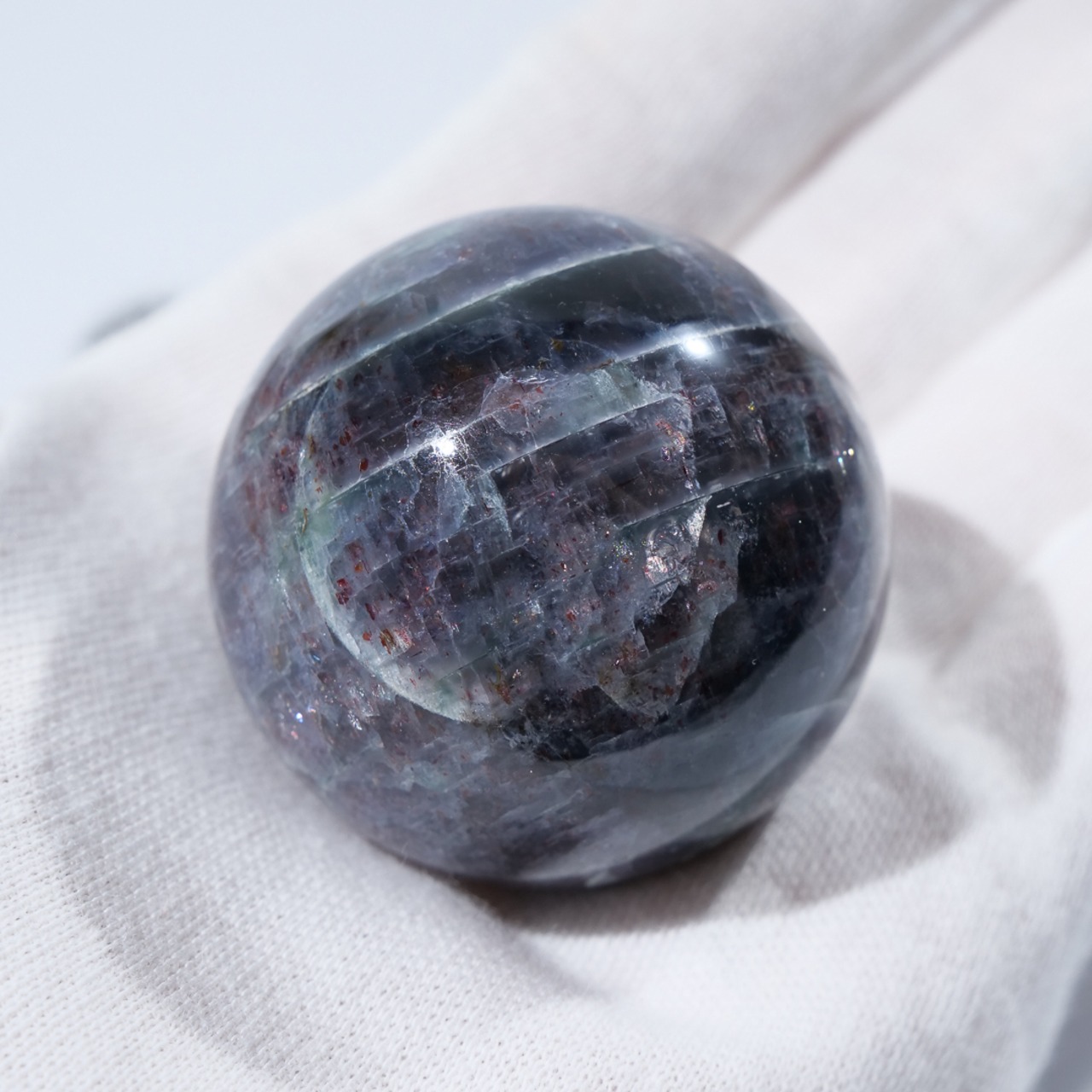 ブラッドショット アイオライト / スフィア【φ4.0cm】