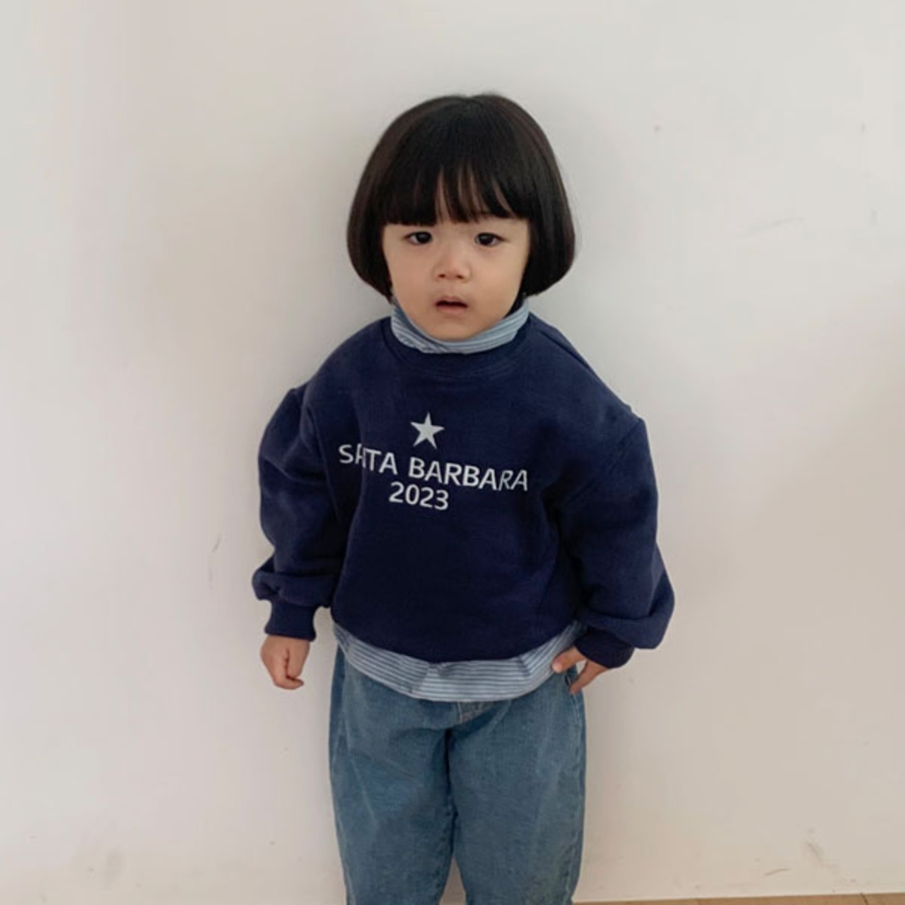 ザゴグマ / THE GOGUMA / バーバラ刺繍トレーナー / 韓国子供服 / ジュニア / 26winter〖取寄〗*JS~JL*