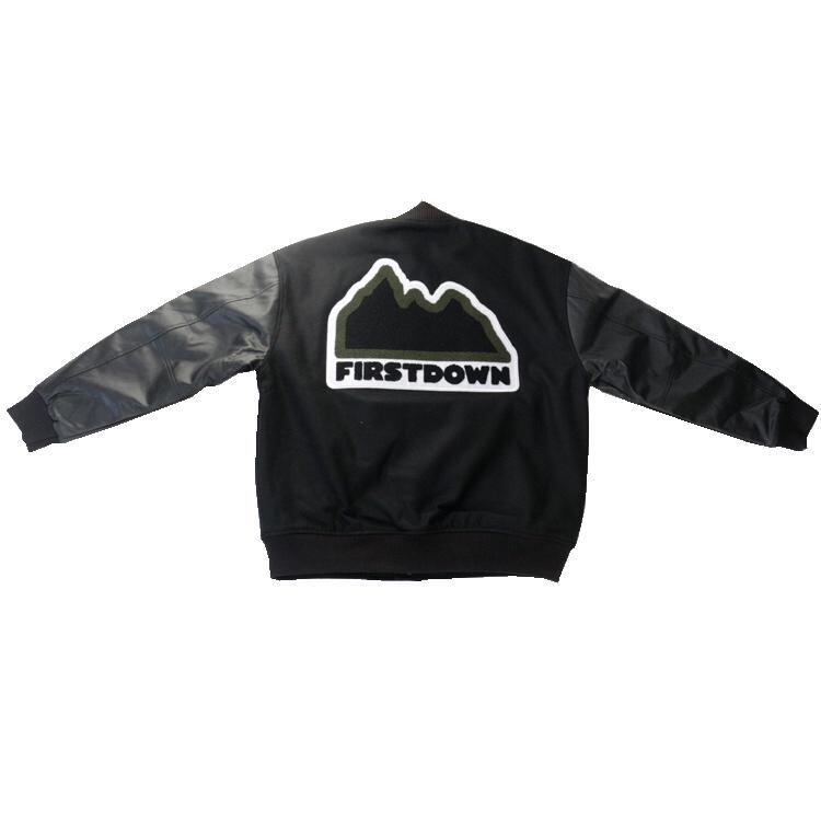 FIRST DOWN ファーストダウン VARSITY JACKET バーシティ ジャケット メンズ アウター 秋冬 中綿 冬服 秋服 M L XL ブラック ネイビー FIRST DOWN ファーストダウン VARSITY JACKET バーシティ ジャケット