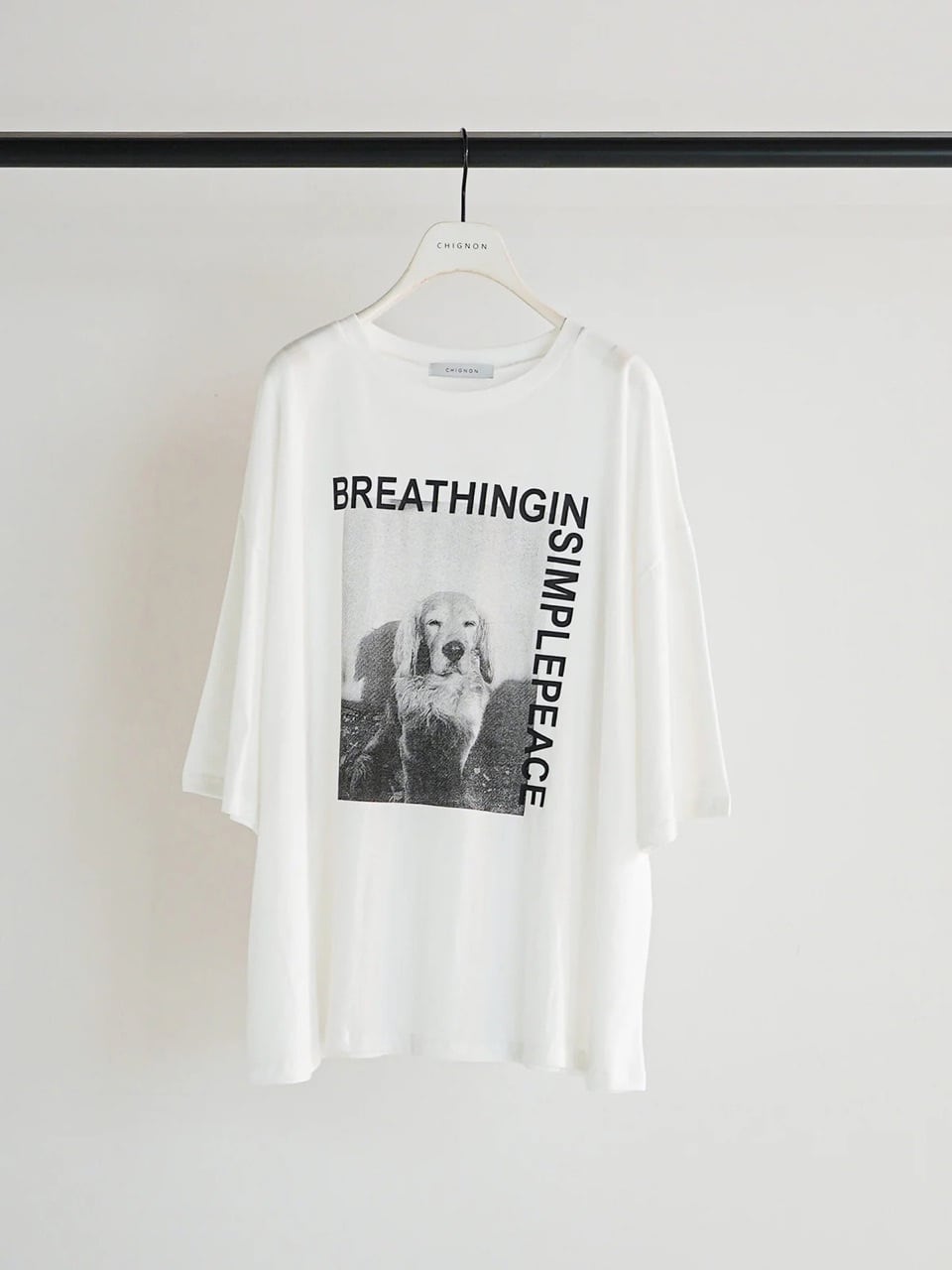 【CHIGNON】アニマルフォト”DOG”Tee 8461-100KK