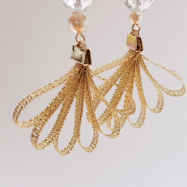 フラワーリボンピアス / イヤリング｜画像3