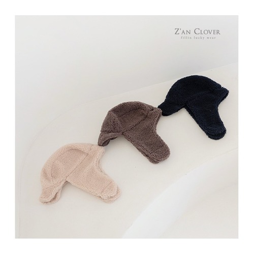zan clover［取寄］wire fleece bonnet 25winter 와이어 양털 모
