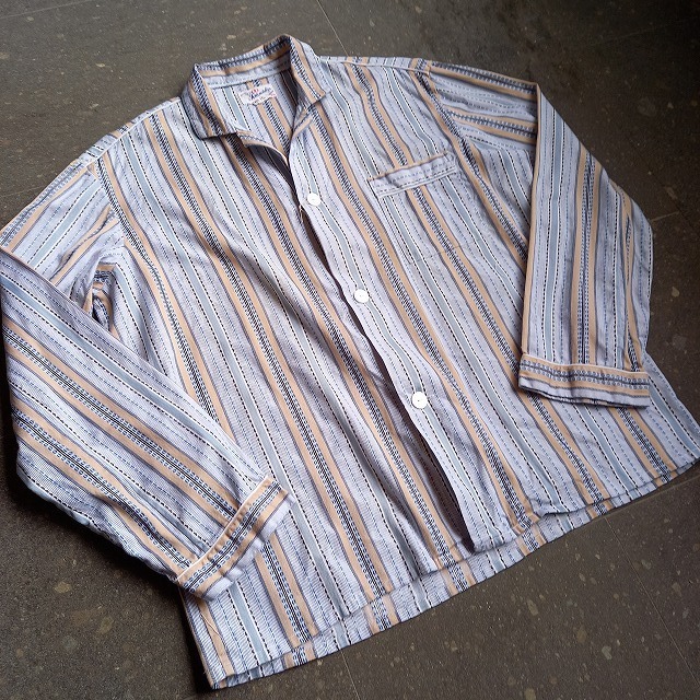 Friendship フレンチチャイナ パジャマシャツ used [102035]